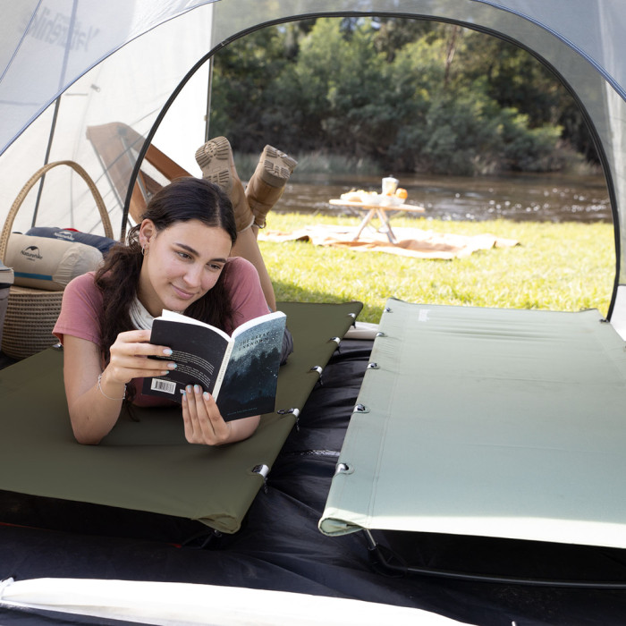 Кровать складная Naturehike XJC05 NH20JJ001, Полиэстер Oxford / алюминий, темно-зеленый  