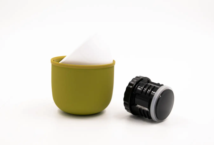 Термос Tramp Soft Touch 1.0 л, желтый  