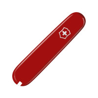 Накладка ручки ножа перед. red transparent kVa+ (84мм), VxC2600.T3