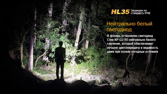 Налобный фонарь Fenix HL35 Cree XP-G2 (R5) LED  