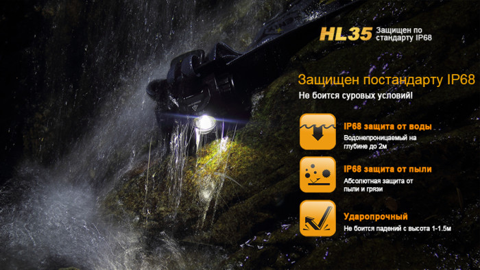 Налобный фонарь Fenix HL35 Cree XP-G2 (R5) LED  