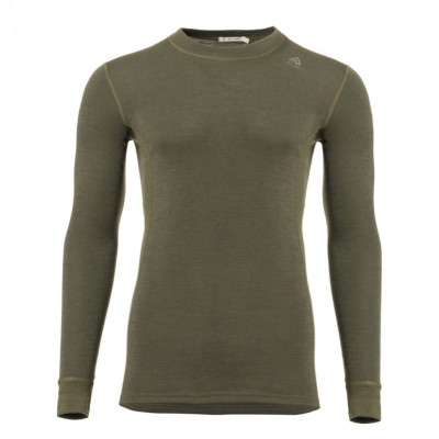 Термокофта мужская Aclima WarmWool 200 Crew Neck Men Olive Night XXL