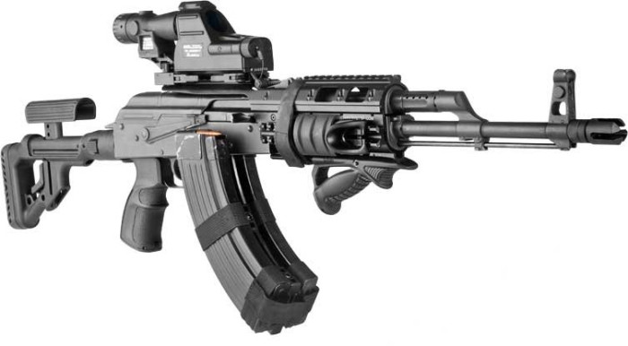 Упор на рукоять FAB Defense Ergonomic pointing grip green (ptk-g)  