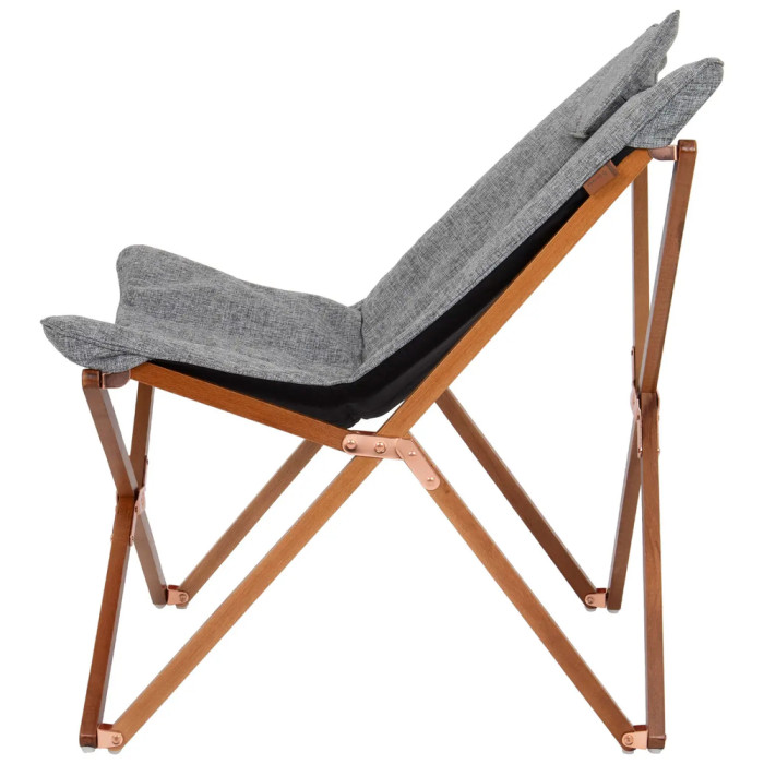 Кресло раскладное Bo-Camp Bloomsbury M Grey (1200369)  