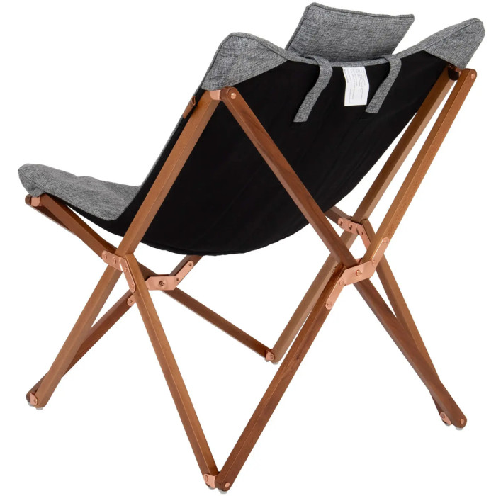 Кресло раскладное Bo-Camp Bloomsbury M Grey (1200369)  