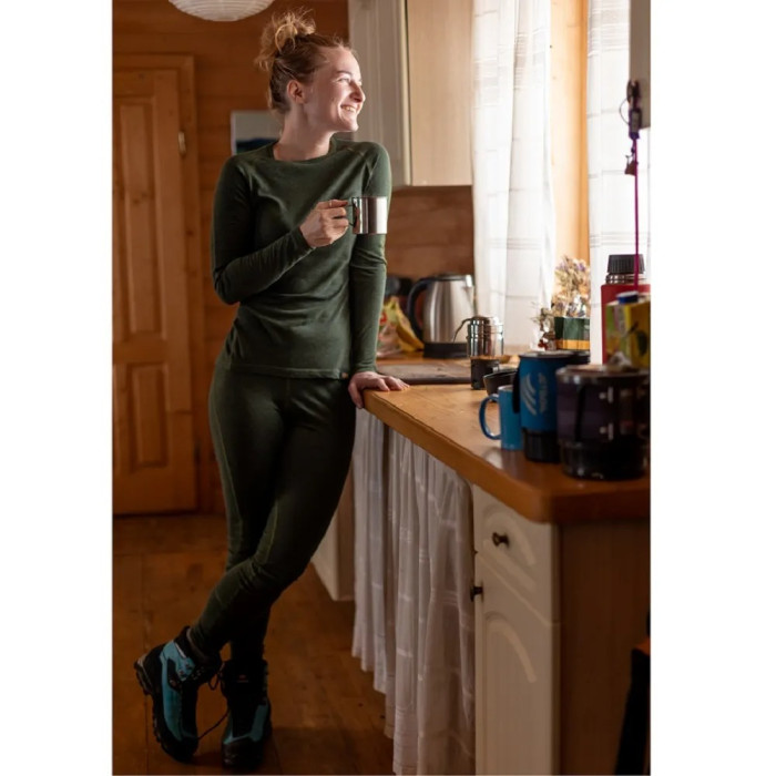 Термоштаны женские Turbat Retezat Bottom Wmn kombu green - XXL - хаки  