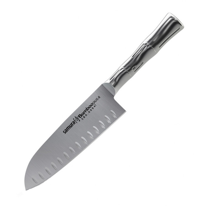 Нож кухонный Samura Bamboo Сантоку, 160 мм, SBA-0094  