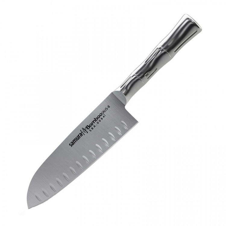 Нож кухонный Samura Bamboo Сантоку, 160 мм, SBA-0094 