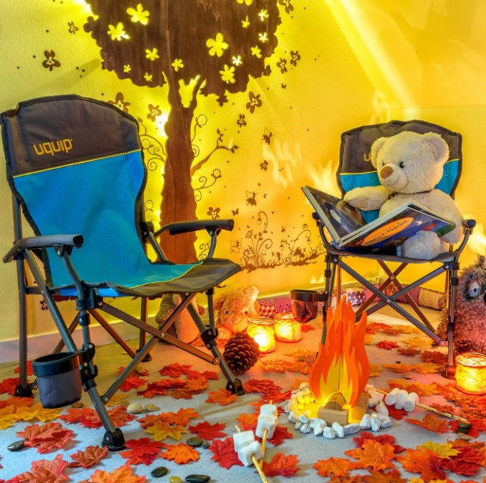 Складное кресло Uquip Kirby Blue/Grey (244006)  