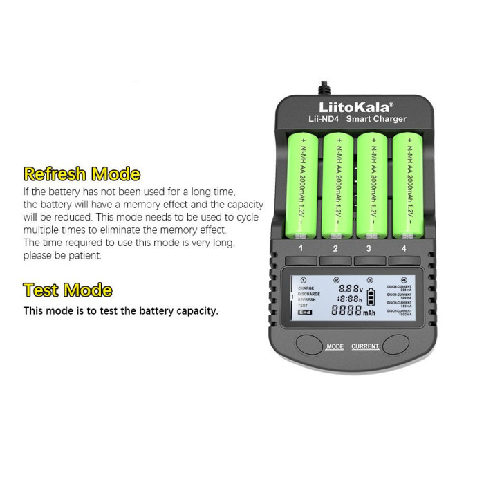 Зарядное устройство LiitoKala Lii-ND4  