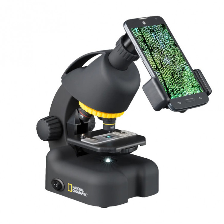Микроскоп National Geographic 40x-640x з адаптером до смартфону (9119501) 