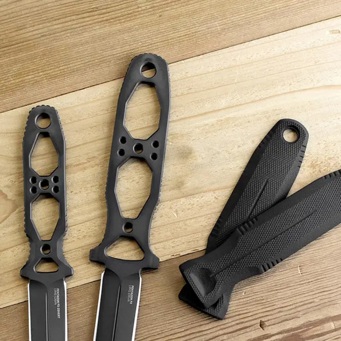 Нож SOG Pentagon FX Covert, Blackout (SOG 17-61-03-57)  