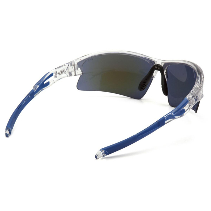 Очки Venture Gear MontEagle Clear (blue mirror) Anti-Fog зеркальные синие в прозрачной оправе  