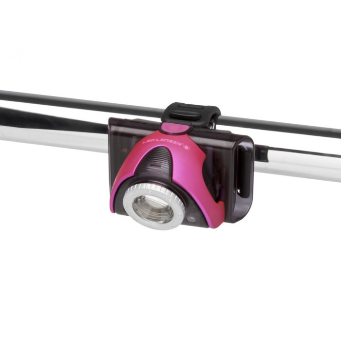 Велосипедный фонарь LED Lenser B3, розовый  