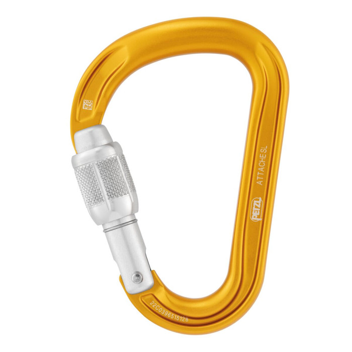 Карабин Petzl ATTACHE SCREW-LOCK YELLOW  