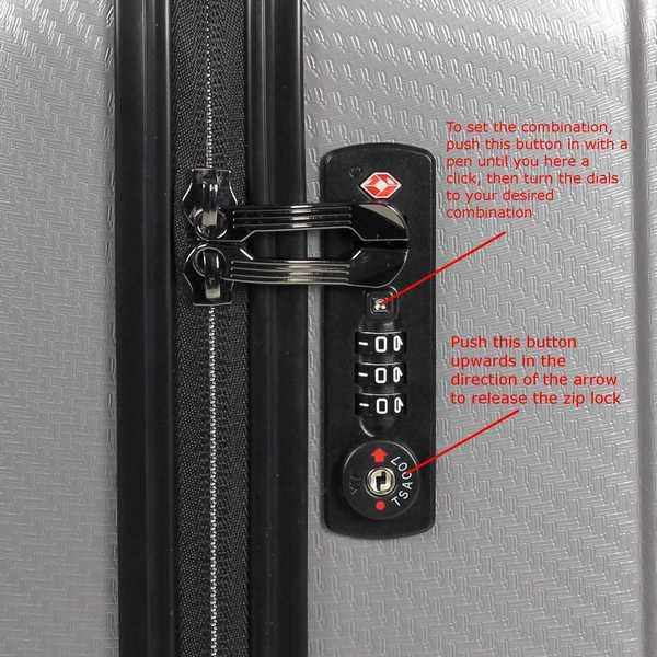 Чемодан Rock Amethyst, вишневый (размер M)  