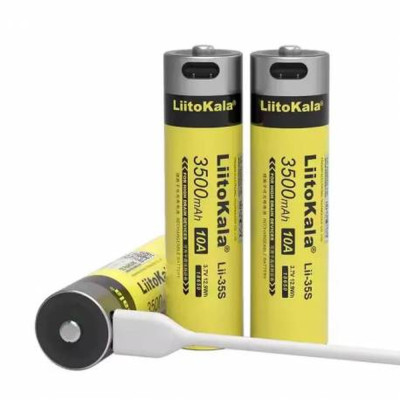 Аккумулятор литий-ионный LiitoKala Lii-35S type c 18.5*72mm на 3500мАч