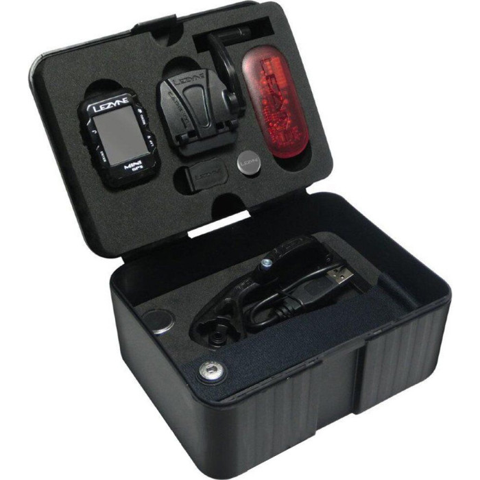 Компьютер Lezyne MINI GPS Y9 серебристый  