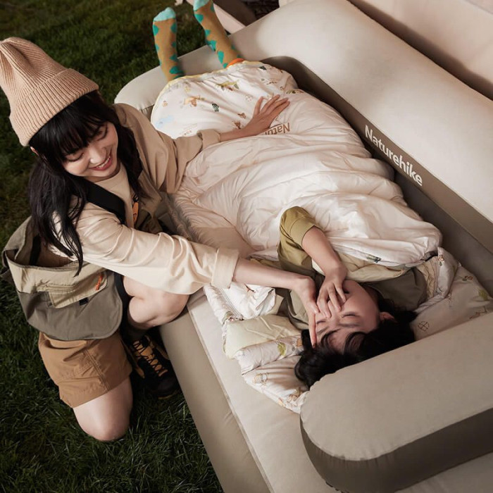 Спальник детский с капюшоном Naturehike B300 CNH22SD001, бежевый  