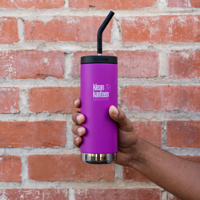 Термочашка Klean Kanteen TKWide Cafe Cap Berry Bright Matt 473 ml  