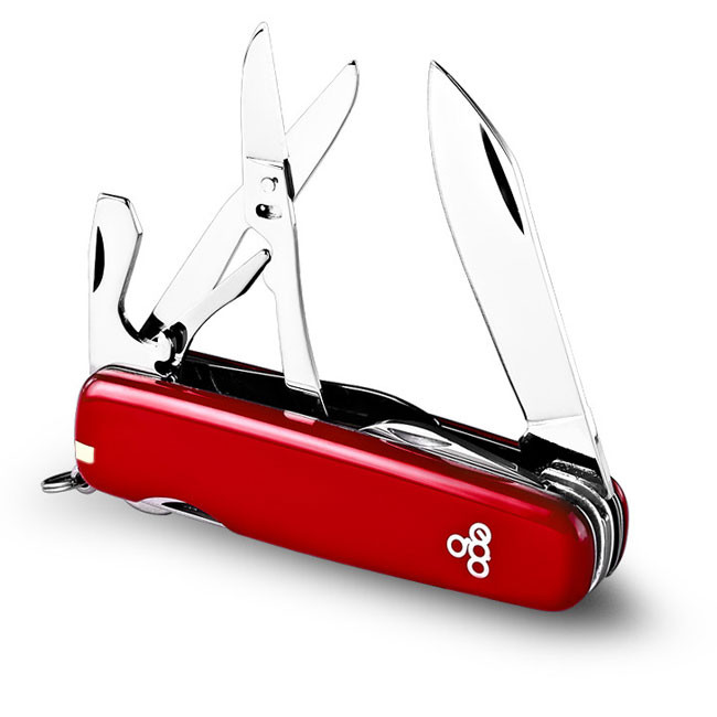 Нож Ego A01.10.1, красный  