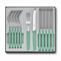 Набор посуды Victorinox Swiss Modern из 12 предметов Swiss Modern, Table Set Tomato Knife, 12 Pieces, мятный
