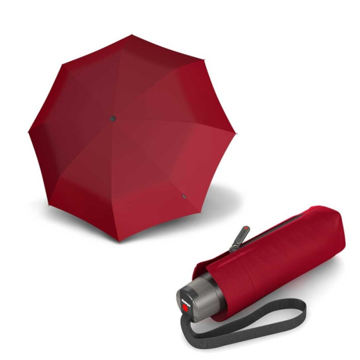 Зонт Knirps T.010 Dark Red UV Protection Мех/Складной/8спиц /D95x18см 