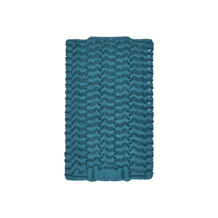 Матрас двойной Naturehike CNK2550WS019, 65 мм, со встроенной помпой, синий  