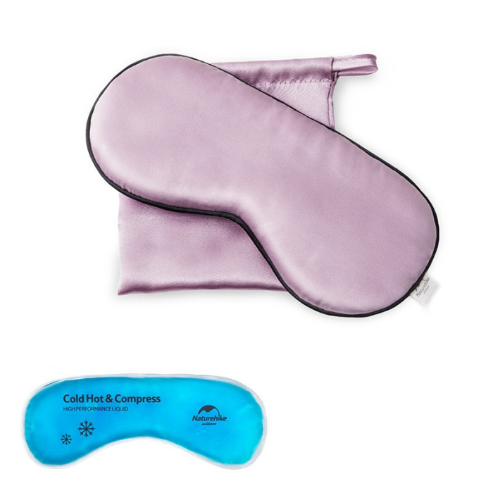 Маска для сна Naturehike Silk eye mask YZ-01 light purple NH17Y101-Z  