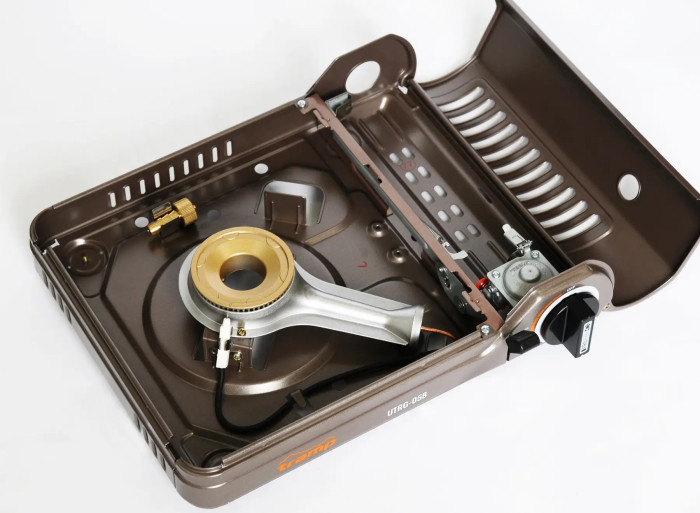 Плита Tramp портативная с переходником на большой баллон UTRG-058  