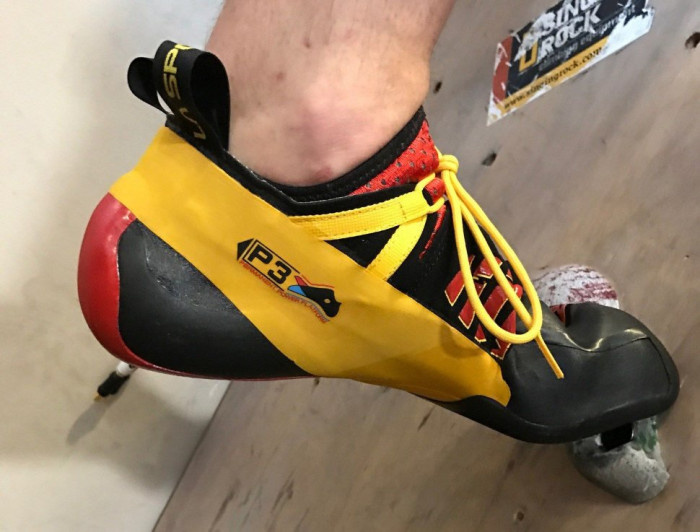 Скальные туфли La Sportiva Genius Red / Yellow, размер 38.5  