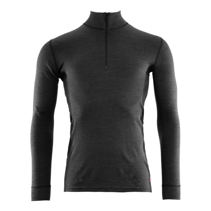 Термокофта мужская Aclima WarmWool 200 Mock Neck Men Marengo/Jet Black L  