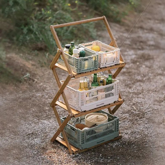 Складной контейнер Naturehike NH21SNX06, 17л, серый  