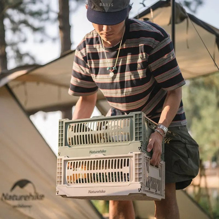 Складной контейнер Naturehike NH21SNX06, 17л, серый  