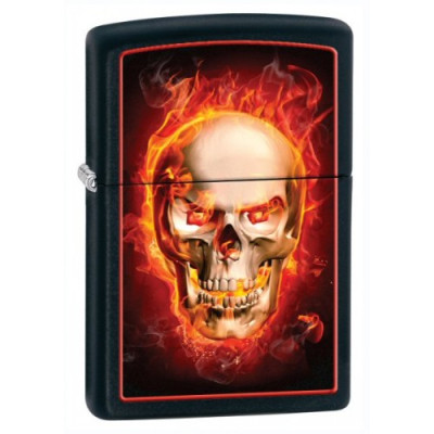 Зажигалка Zippo 218 Burning Skull 28307