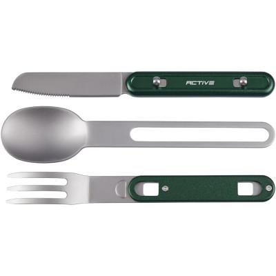 Набор столовых приборов Active Tres 3 Olive