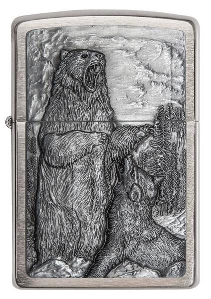Зажигалка Zippo 200 Bear Vs Wolf 29636  