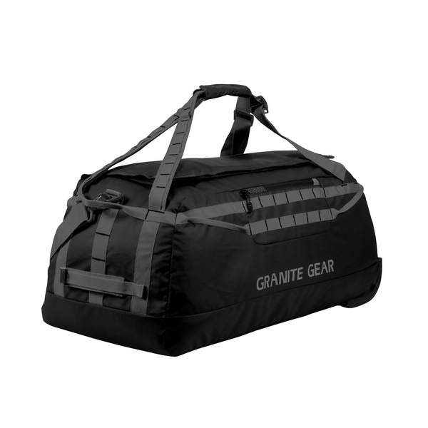 Сумка дорожная на колесах Granite Gear Wheeled Packable Duffel 100, черный/серый  