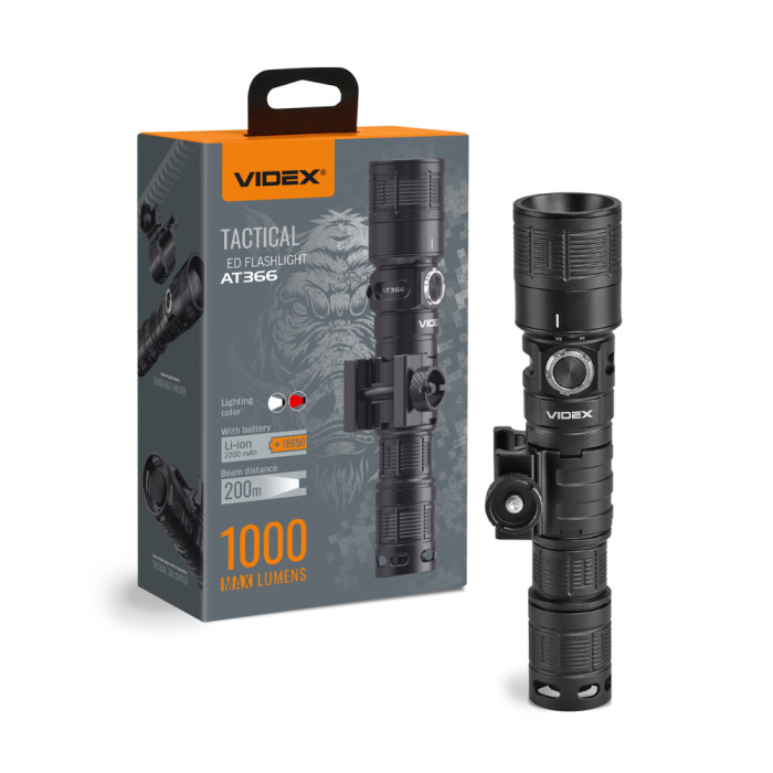 Тактический светодиодный фонарик VIDEX VLF-AT366  