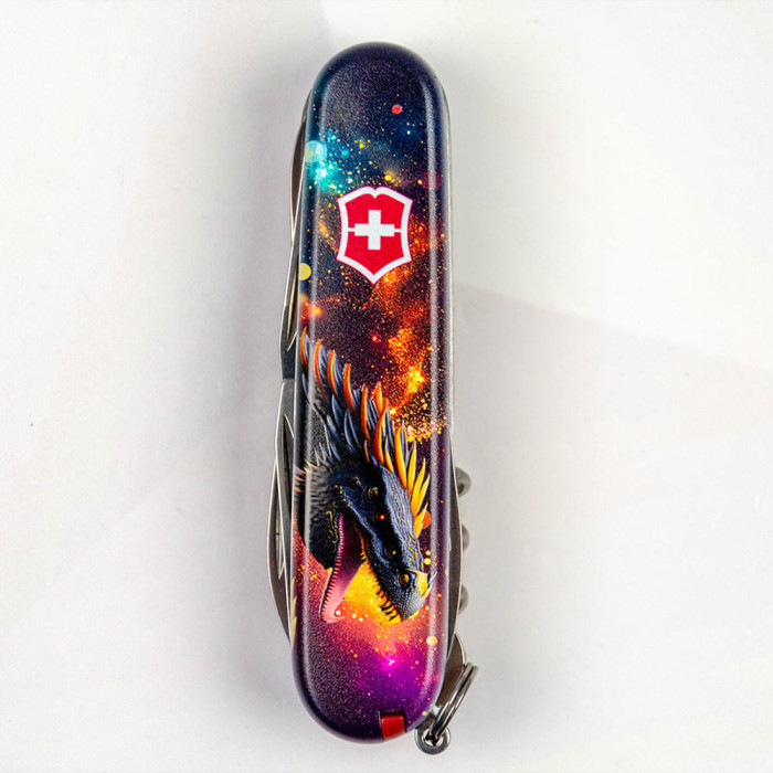 Складной нож Victorinox HUNTSMAN ZODIAC Звездный дракон 1.3713.3.Z3220p  