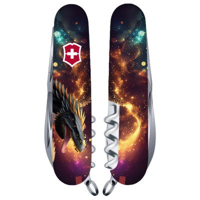 Складной нож Victorinox HUNTSMAN ZODIAC Звездный дракон 1.3713.3.Z3220p