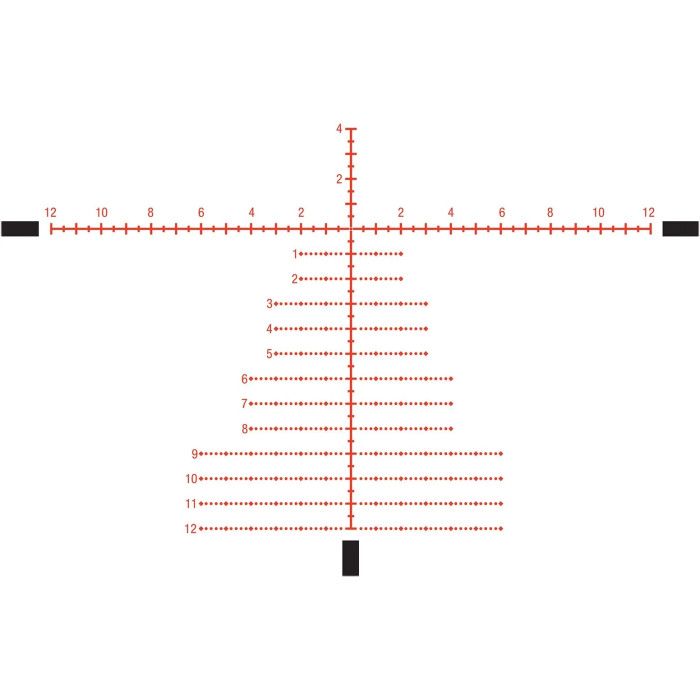 Оптический прицел Trijicon Tenmile 4.5-30x56 Red/Green MRAD Precision Tree FFP  