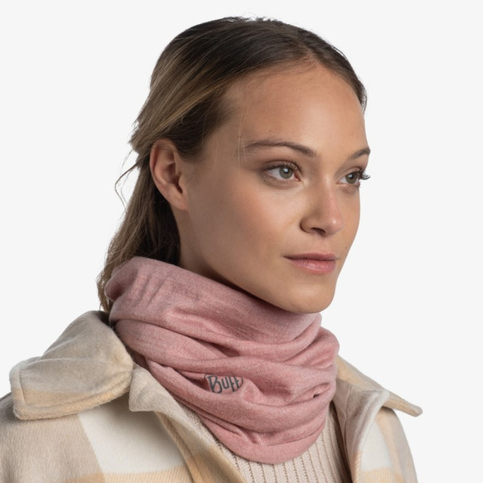 Шарф-труба Buff MW MERINO WOOL rosewood melange  