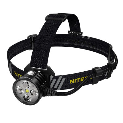 Фонарь налобный Nitecore HU60 (4xCree XP-G3 S3 + 1xXHP35 HD E2, 1600 люмен, 10 режимов, Bluetooth)