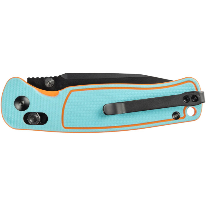 Нож CJRB Shale Black Blade, AR-RPM9, G10 blue/orange  