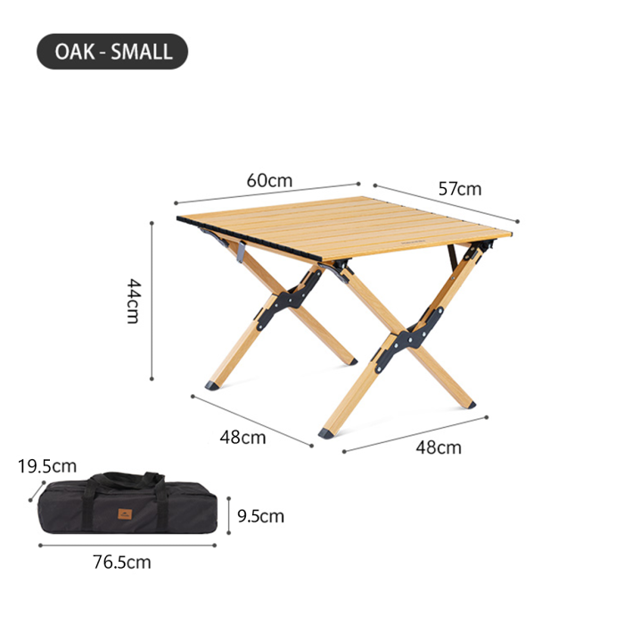 Cтол складной Naturehike CNK2300JU010 размер S, алюминий, бежевый  