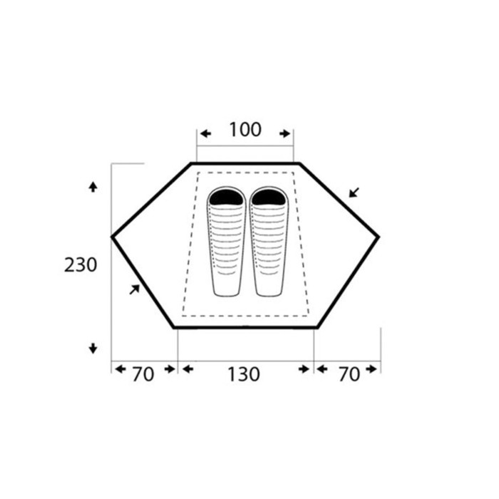 Палатка Trimm VECTOR-DSL bordo/grey - красная  
