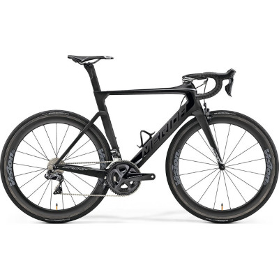 Велосипед Merida reacto 8000-e l (56см) matt ud (shiny black /chrome)
