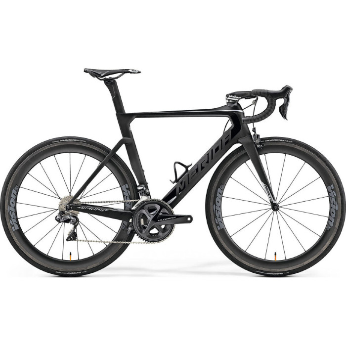 Велосипед Merida reacto 8000-e l (56см) matt ud (shiny black /chrome) 