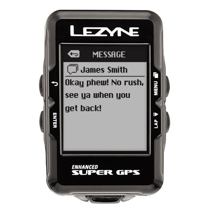 Компьютер Lezyne SUPER GPS HRSC LOADED Y12 черный  